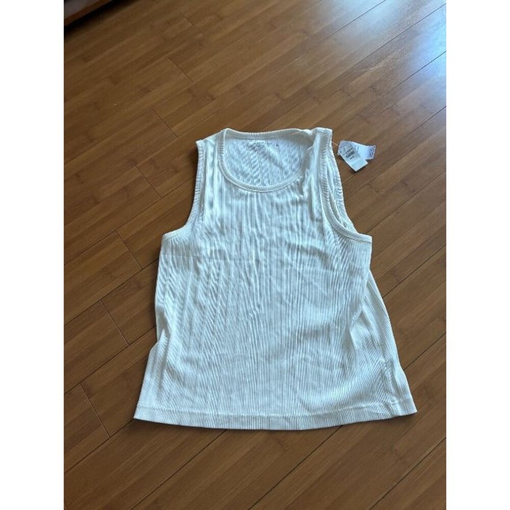 Abercrombie & Fitch Soft Ribbed Relaxed Fit Tank Men's Medium NWT White